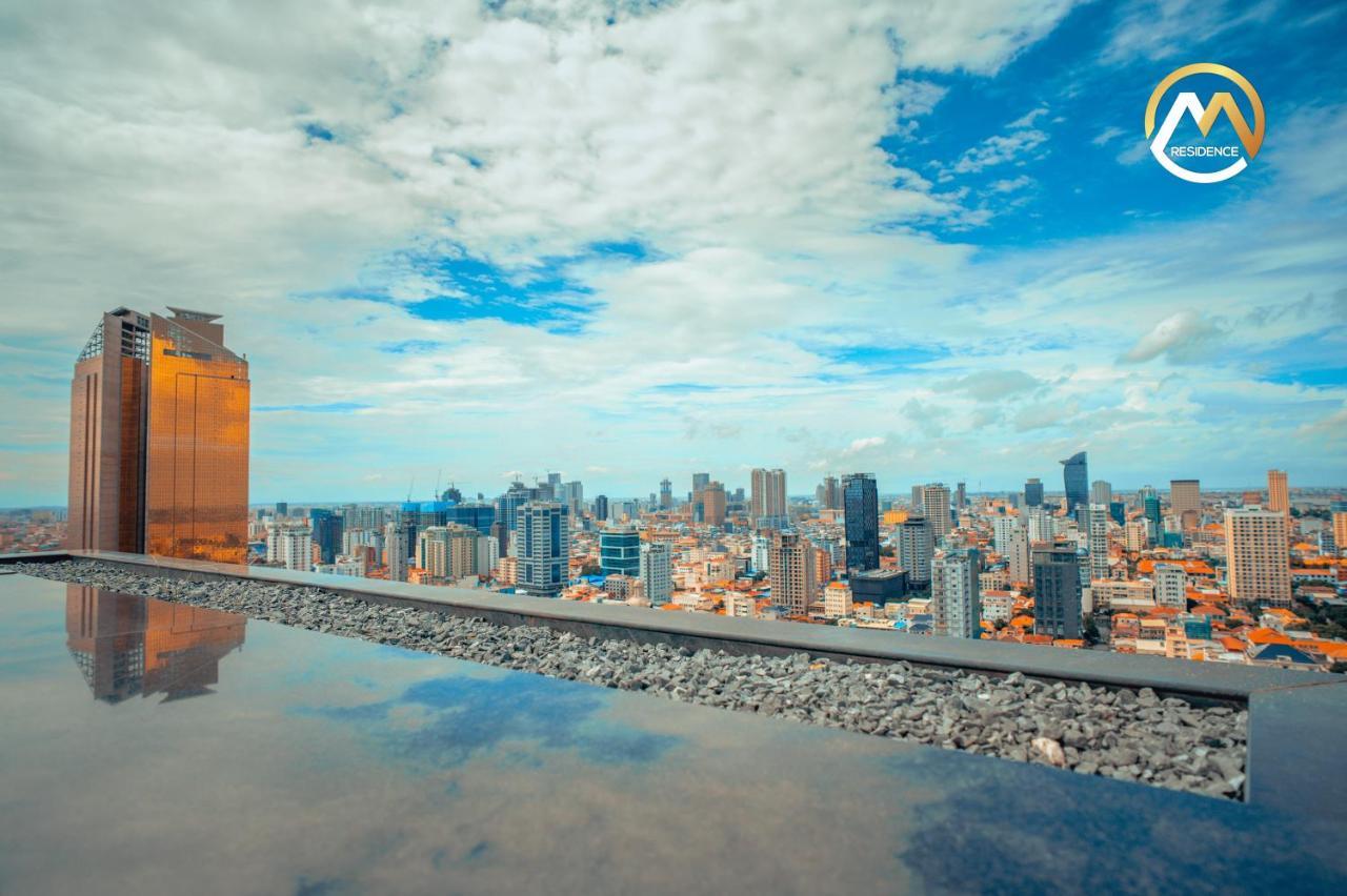 Infinity Pool Hotel Phnom Penh Down To 24 Usd In M Residence Экстерьер фото
