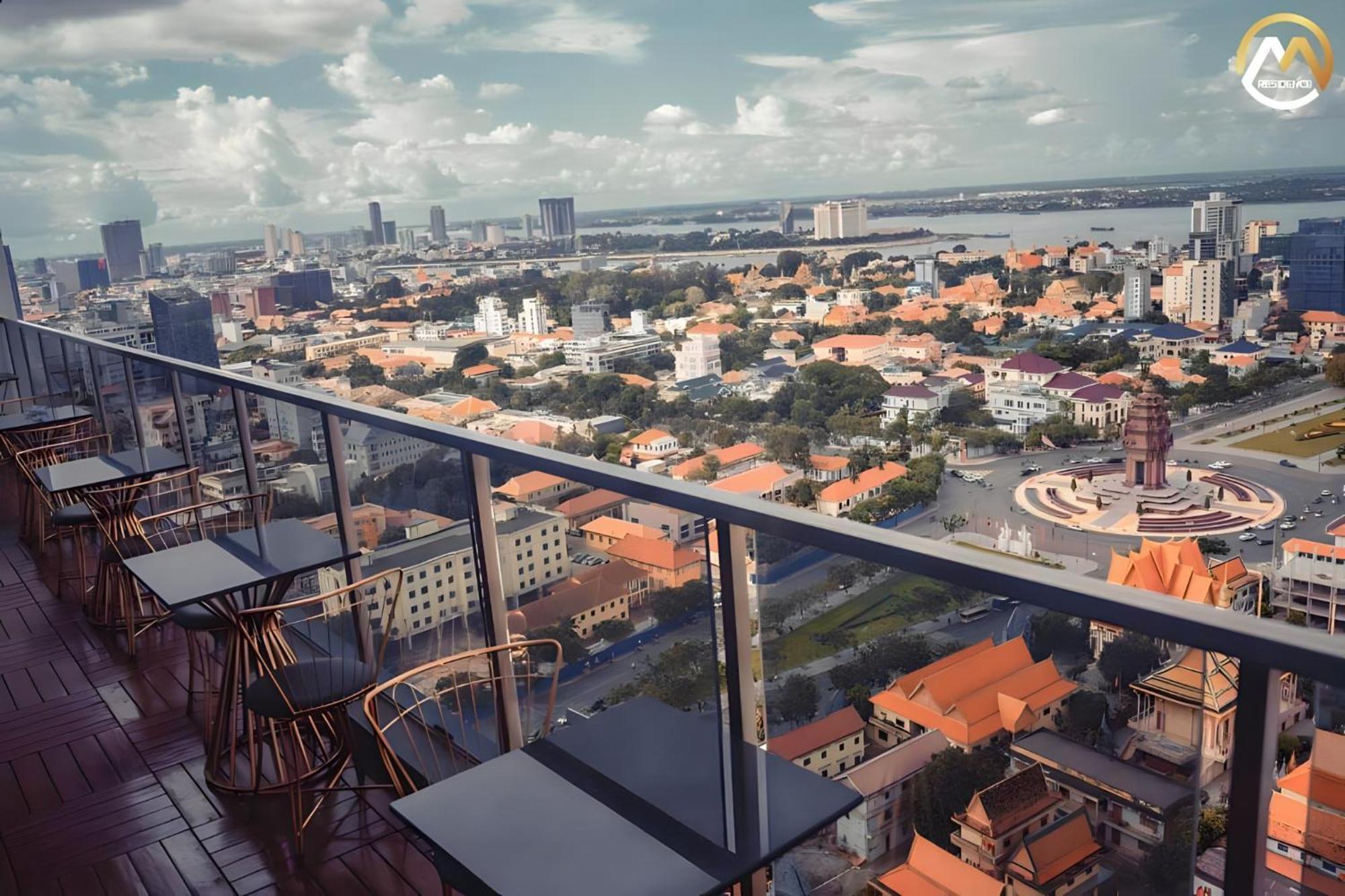 Infinity Pool Hotel Phnom Penh Down To 24 Usd In M Residence Экстерьер фото